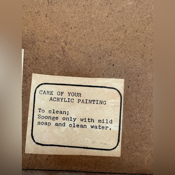 Vintage Framed Architectural The Alamo knife‎ painting acrylic - Picture 3 of 4